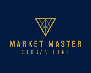 Marketing Geometric Business logo design