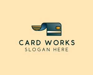 Credit Card Wing logo design