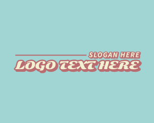 Retro Casual Business Logo