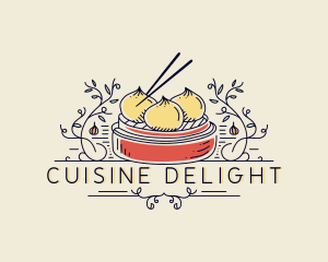 Dumpling Cuisine Restaurant logo design