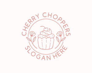 Sweet Cupcake Dessert logo design