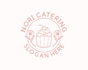 Sweet Cupcake Dessert logo design