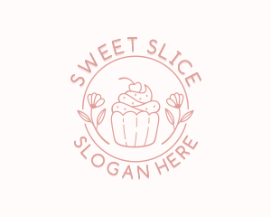 Sweet Cupcake Dessert logo design