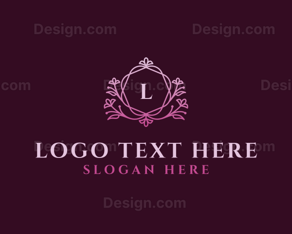 Elegant Floral Beauty Spa Logo