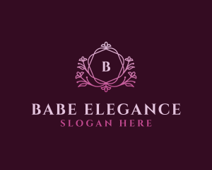 Elegant Floral Beauty Spa logo design