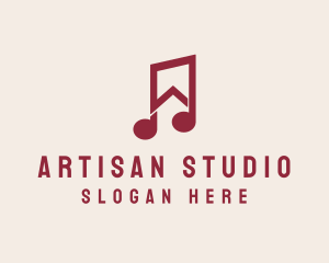 Music Studio House logo design