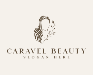 Floral Beauty Hair logo design