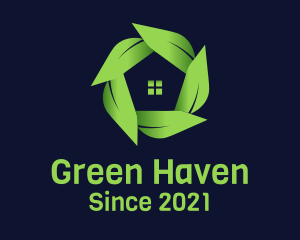 Green Leaf House  logo