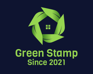 Green Leaf House  logo design