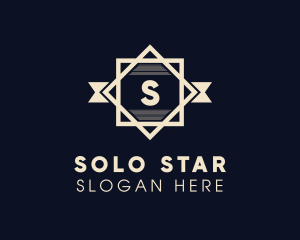 Star Badge Banner logo design