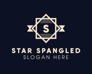 Star Badge Banner logo design