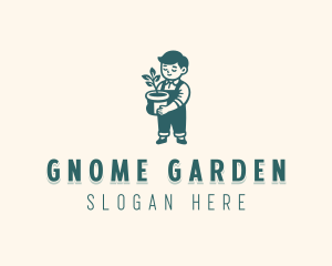 Lawn Gardener Landscaping  logo design