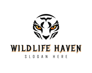 Wildlife Tiger Eye logo design