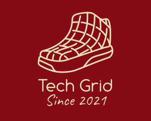 Minimalist Grid Sneakers  logo