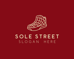 Shoe Grid Sneakers  logo design