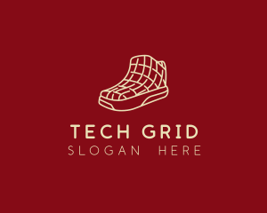 Shoe Grid Sneakers  logo design