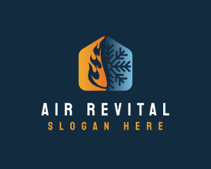 Industrial Fire Ice logo design