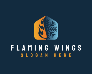 Industrial Fire Ice logo design