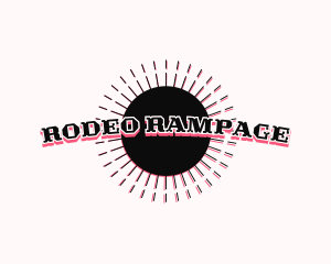 Retro Rodeo Sunrays Business logo design