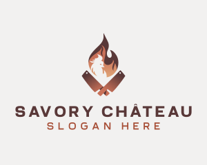 BBQ Chicken Restaurant logo design