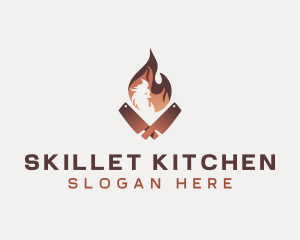 BBQ Chicken Restaurant logo design