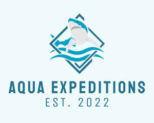 Shark Diving Aquarium  logo