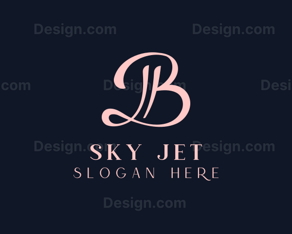 Stylish Salon Letter B Logo