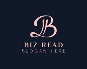 Stylish Salon Letter B logo design