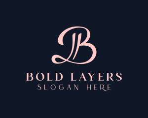 Stylish Salon Letter B logo design