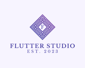 Geometric Art Deco Studio logo design