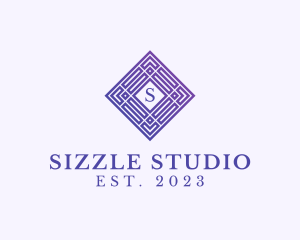 Geometric Art Deco Studio logo design