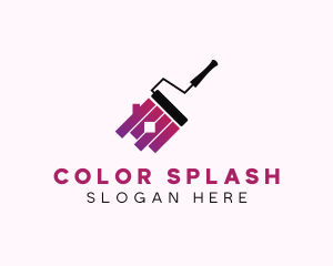 Painting Paint Roller logo