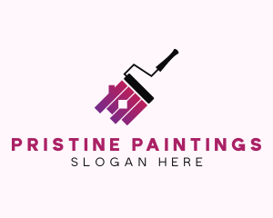 Painting Paint Roller logo design