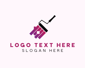Painting - Painting Paint Roller logo design