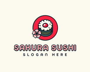 Japanese Maki Sushi logo