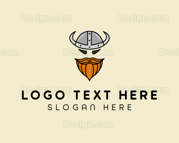 Viking Barbarian Warrior Logo