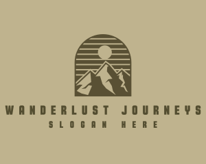 Mountain Peak Adventure logo design