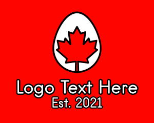 Maple Leaf Egg  logo