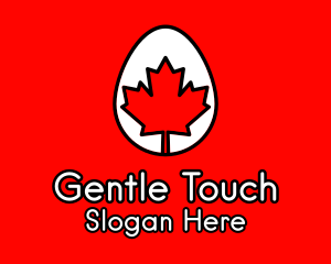 Maple Leaf Egg  Logo