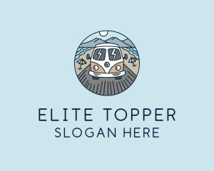 Hippie Trailer Van logo design