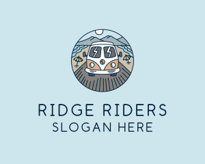 Hippie Trailer Van logo design