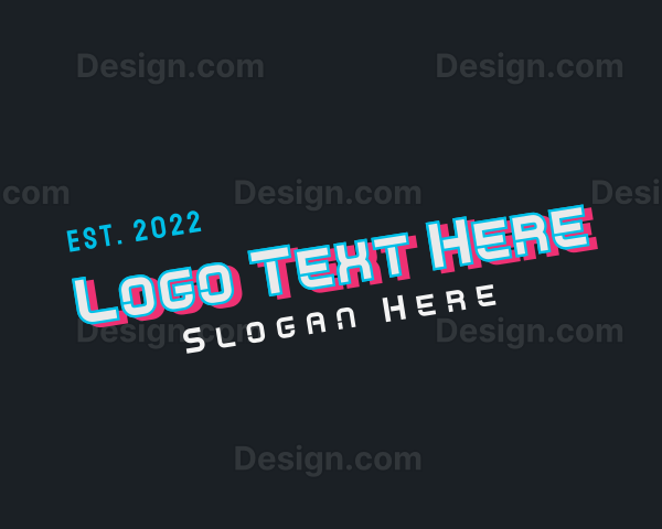 Generic Glitch Business Logo