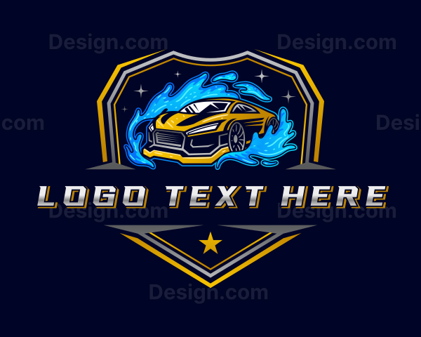 Automotive Car Wash Logo