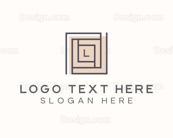 Tiling Interior Design Logo