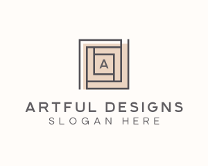 Tiling Interior Design logo design