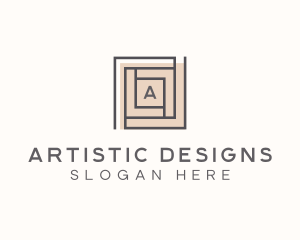 Tiling Interior Design logo design