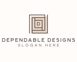 Tiling Interior Design logo design