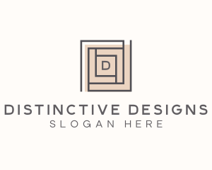 Tiling Interior Design logo design