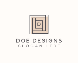 Tiling Interior Design logo design