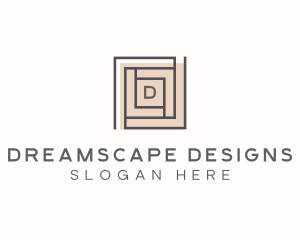 Tiling Interior Design logo design